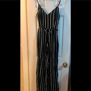 Black and white romper